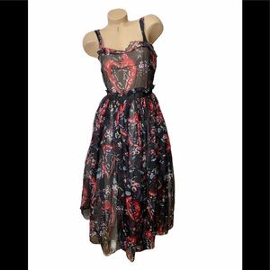 Few Moda Amore Tulle Dress Medium NWT New Midi